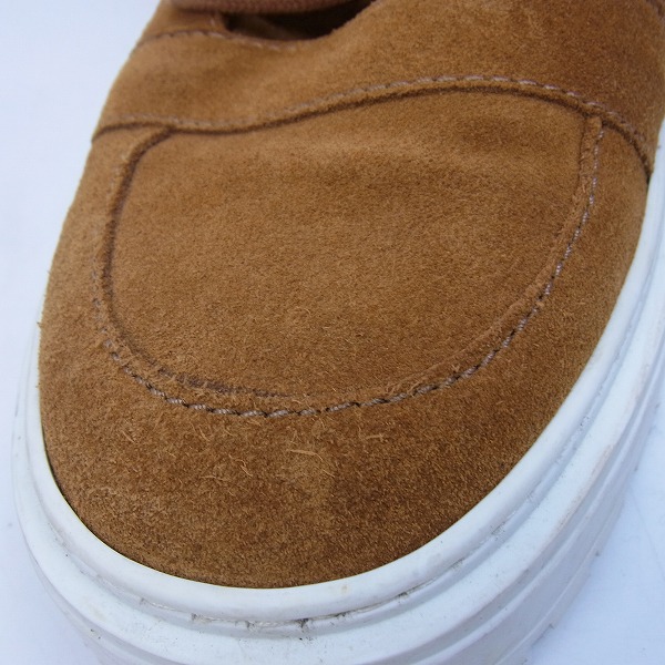 実際に弊社で買取させて頂いたKRIS VAN ASSCHE/クリスヴァンアッシュ スウェード/スエードレザー バックジップ スニーカー Size：42の画像 8枚目