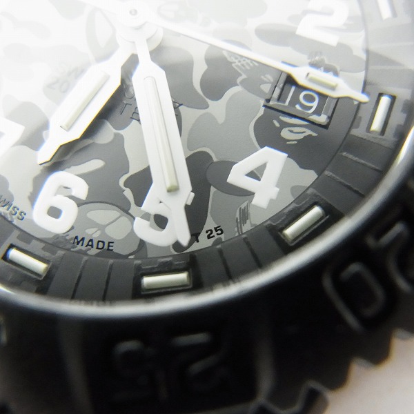 実際に弊社で買取させて頂いたA BATHING APE×Stussy×Luminox/アベイシングエイプ×ステューシー×ルミノックス コラボ 腕時計 の画像 4枚目