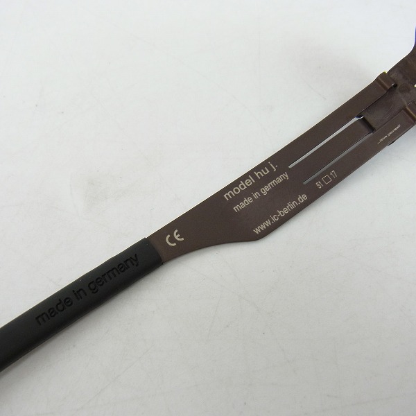 実際に弊社で買取させて頂いたic! berlin/アイシーベルリン hu j メガネフレーム/アイウェア 863424の画像 3枚目