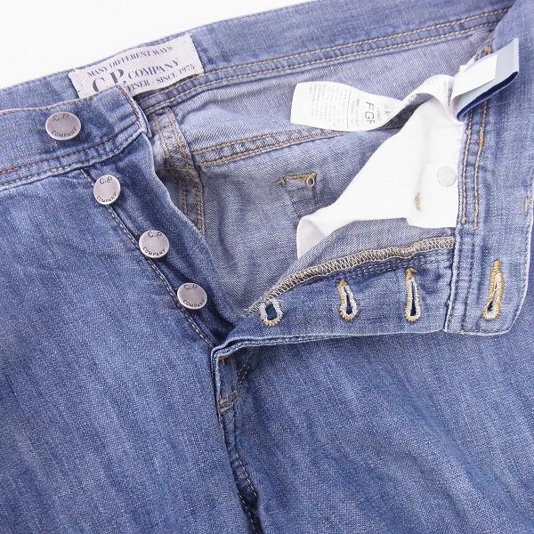 実際に弊社で買取させて頂いたC.P.COMPANY/シーピーカンパニー デニムパンツ 11WM02026.F16/31の画像 3枚目
