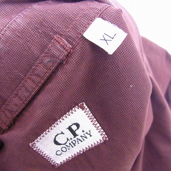 実際に弊社で買取させて頂いたC.P.COMPANY/シーピーカンパニー ピンチェック柄 長袖 ボタン シャツ 49181205/1221/XLの画像 2枚目