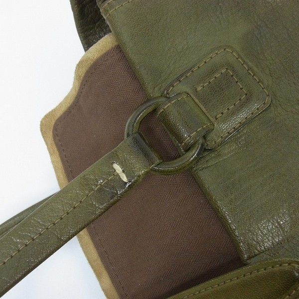 実際に弊社で買取させて頂いたgenten/ゲンテン レザートートバッグ/ショルダーバッグ 2点セットの画像 4枚目