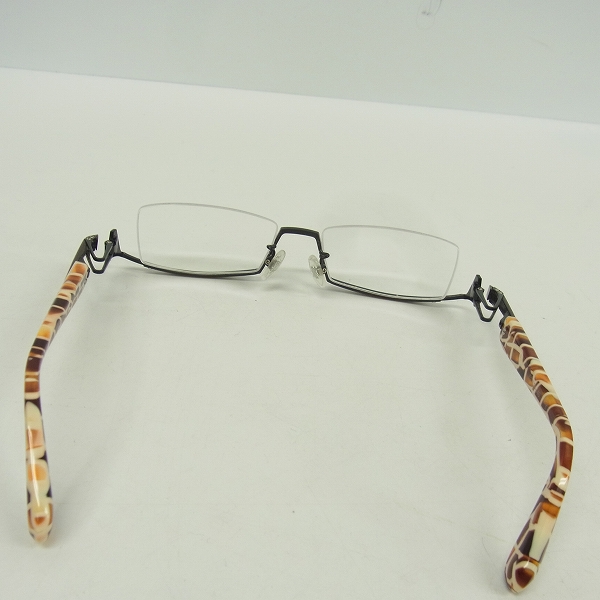 実際に弊社で買取させて頂いたless than human/レスザンヒューマン BRAZIL 眼鏡/メガネフレーム キリン 9610Kの画像 3枚目