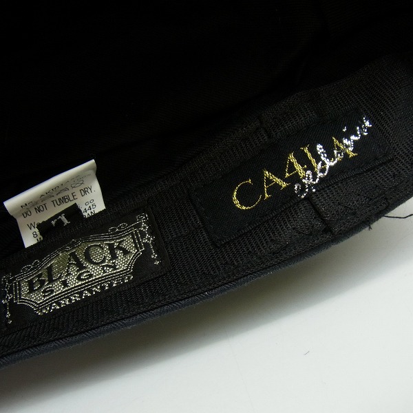 実際に弊社で買取させて頂いたBLACK SIGN×CA4LA/ブラックサイン×カシラ コットン キャスケット/Lの画像 5枚目