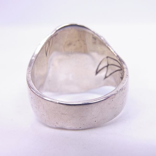 実際に弊社で買取させて頂いたCRAZY PIG/クレイジーピッグ CRYSTAL SKULL/クリスタル スカル リング 23号の画像 3枚目