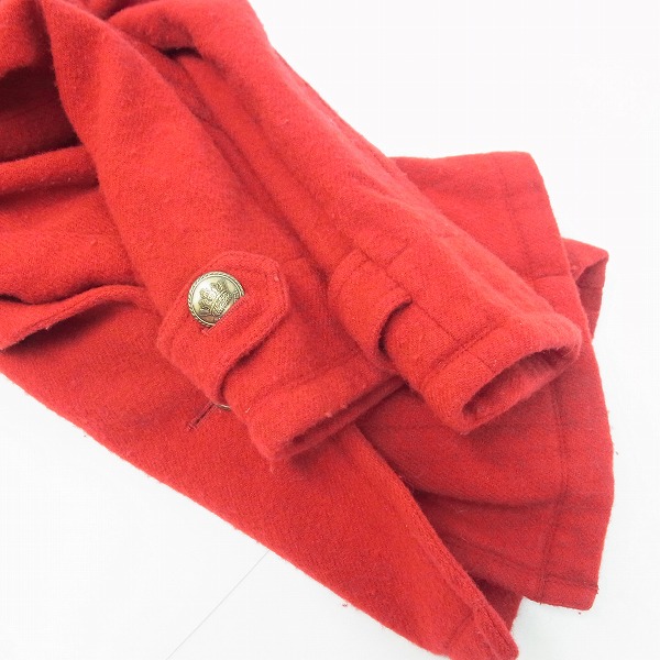 実際に弊社で買取させて頂いたBURBERRY BLUE LABEL/バーバリーブルーレーベル 三陽商会 ウール混 Pコート/38の画像 6枚目