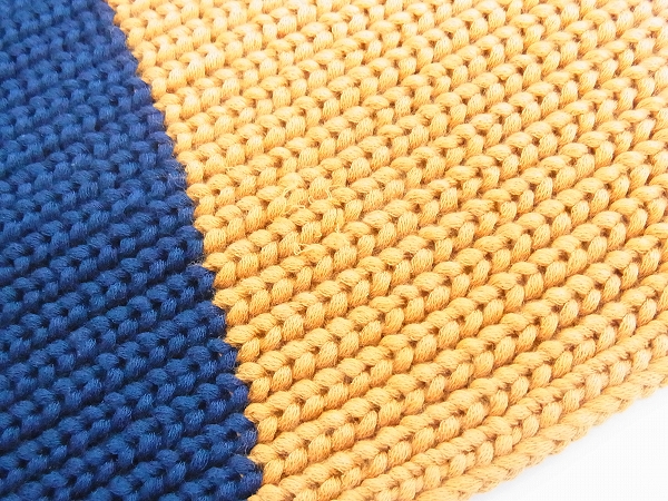 実際に弊社で買取させて頂いたLOEWE/ロエベ ボーダーニットマフラー マルチカラーの画像 5枚目