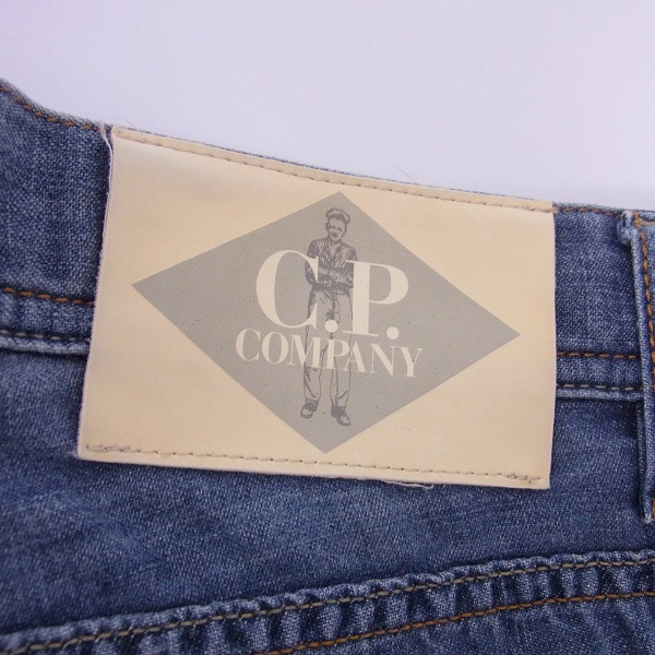 実際に弊社で買取させて頂いたC.P.COMPANY/シーピーカンパニー デニムパンツ 11WM02026.F16/31の画像 2枚目