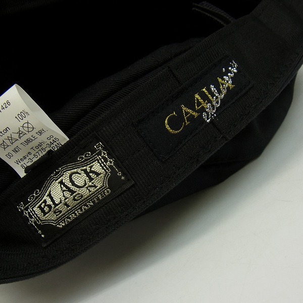 実際に弊社で買取させて頂いたBLACK SIGN×CA4LA/ブラックサイン×カシラ コットン キャスケット/Mの画像 5枚目