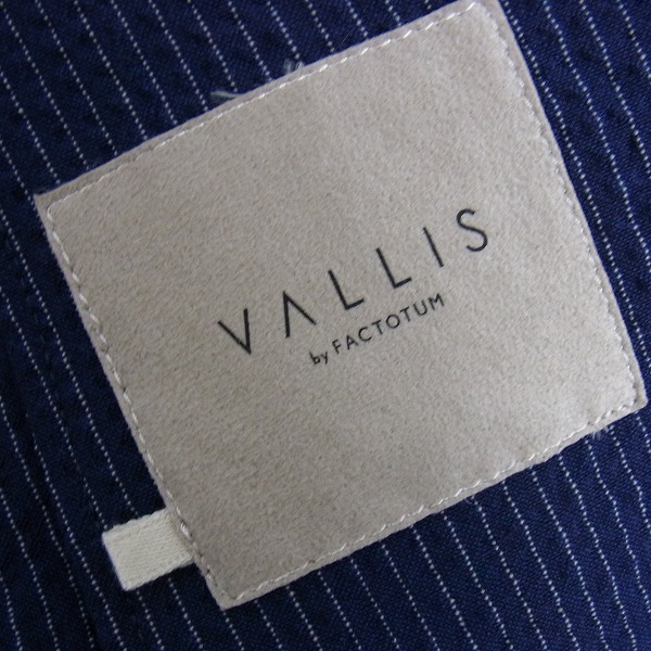 実際に弊社で買取させて頂いたVALLIS by FACTOTUM/ヴァリスbyファクトタム 17SS シアサッカージャケット/イージーパンツ/46の画像 2枚目