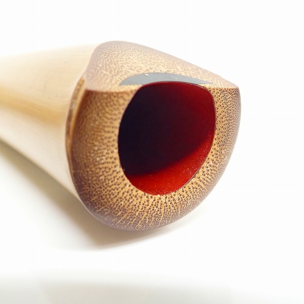 実際に弊社で買取させて頂いた都山流 尺八 昌山銘/井上昌山 銀巻 約48cm/約315g 和楽器の画像 2枚目