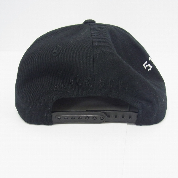 実際に弊社で買取させて頂いたBLACK SCALE/ブラックスケイル キャップ ブラック ウール混の画像 3枚目