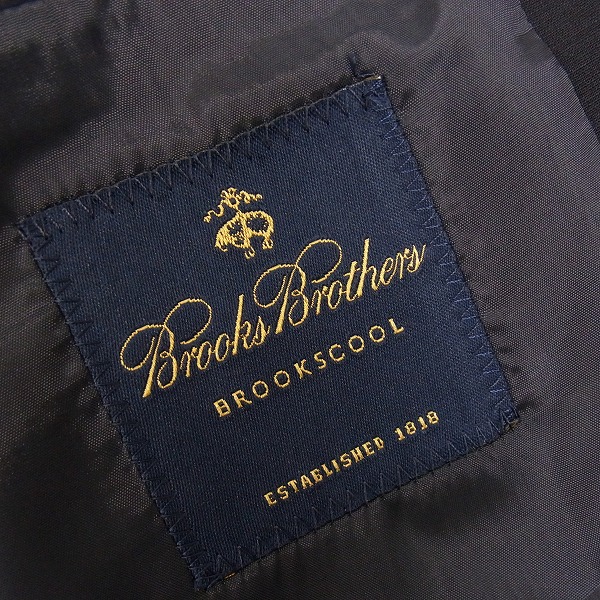 実際に弊社で買取させて頂いたBROOKS BROTHERS/ブルックスブラザーズ ウール テーラードジャケット 金ボタン/38の画像 3枚目