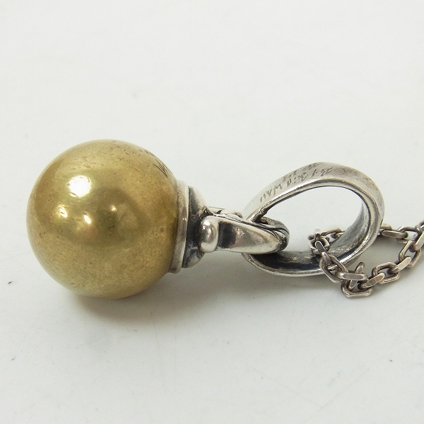 実際に弊社で買取させて頂いたBWL/ビルウォールレザー ブロンズ ペンダント トップ ラージの画像 3枚目