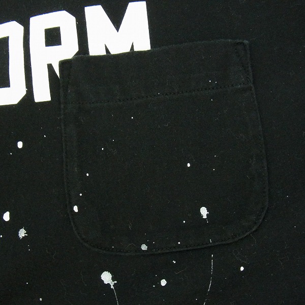 実際に弊社で買取させて頂いたuniform experiment/ユニフォームエクスペリメント 16SS ペイント ポケットTシャツ/1の画像 5枚目