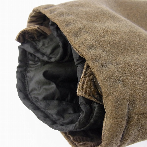 実際に弊社で買取させて頂いたC.P.COMPANY/シーピーカンパニー 襟コーデュロイ ゴーグルジャケット 12WM23138 A53/50 の画像 4枚目