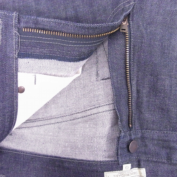 実際に弊社で買取させて頂いたDESCENDANT/ディセンダント ノンウォッシュデニムパンツ/ジーンズ/1の画像 3枚目