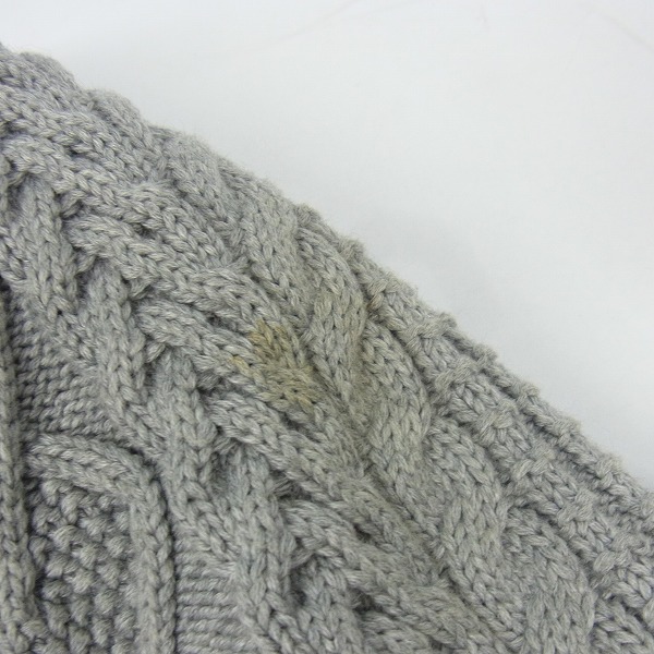 実際に弊社で買取させて頂いたBROOKS BROTHERS/ブルックスブラザーズ ショールカラー ケーブルニットカーディガン/Lの画像 7枚目