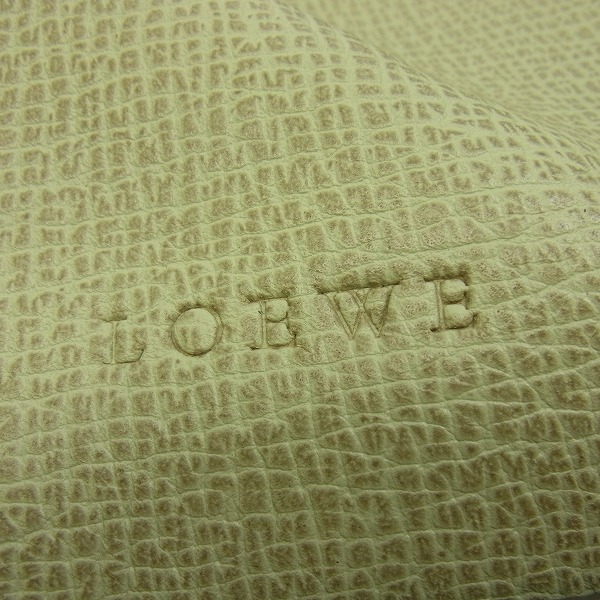実際に弊社で買取させて頂いたLOEWE/ロエベ レザー ハンドバッグの画像 4枚目