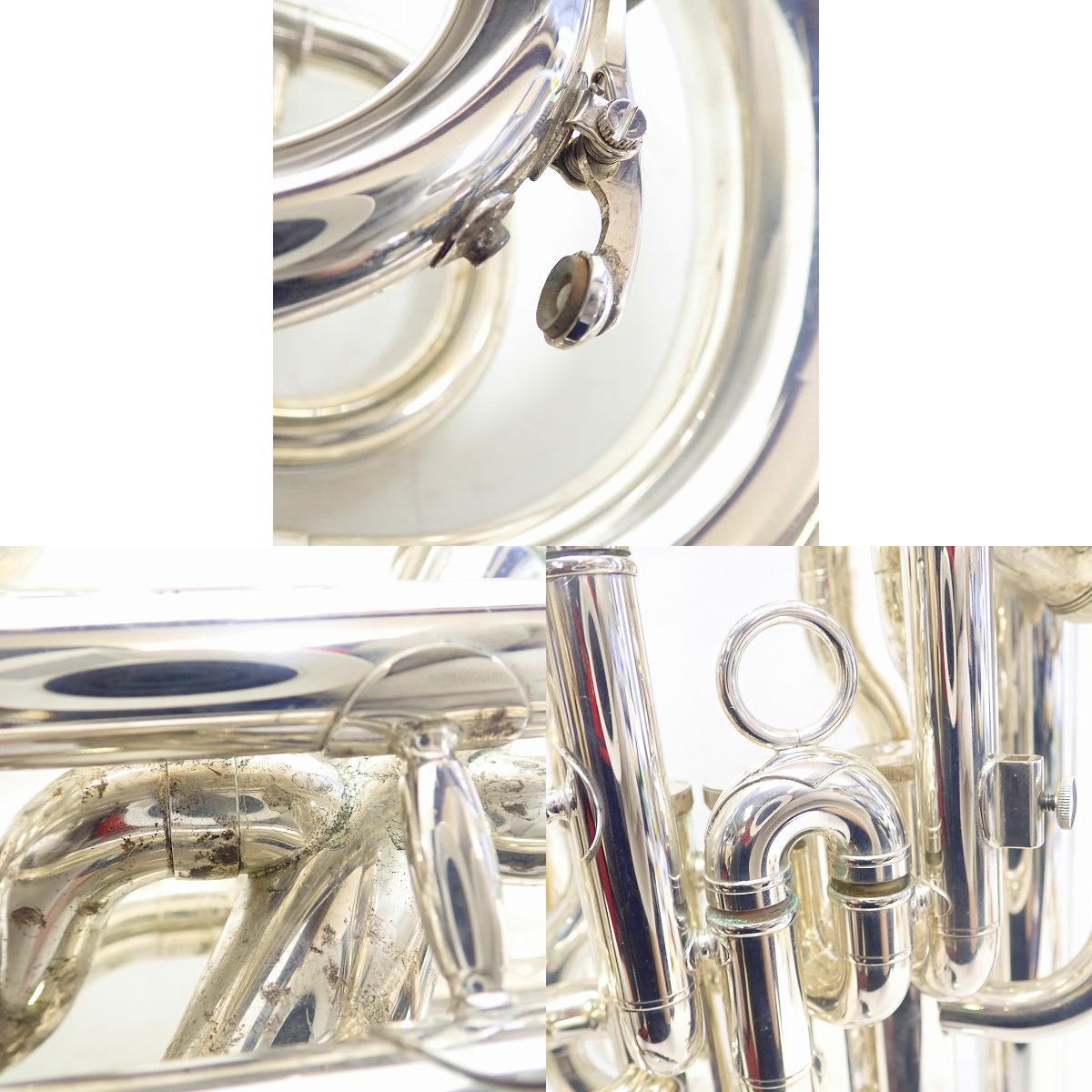 実際に弊社で買取させて頂いた★【ジャンク】YAMAHA/ヤマハ YEP-621S ユーフォニアム ハードケース付の画像 6枚目