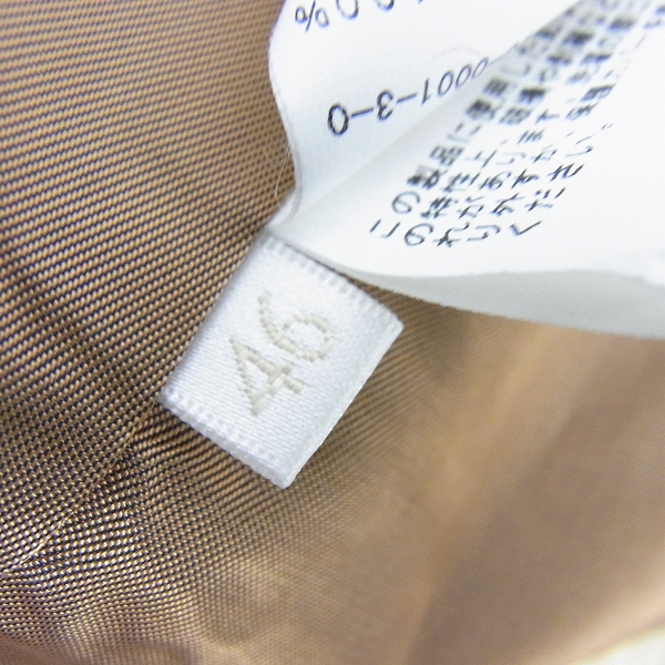 実際に弊社で買取させて頂いたEDIFICE/エディフィス PURE NEW WOOL Whiteley and Green ライナー付トレンチコート/46の画像 3枚目