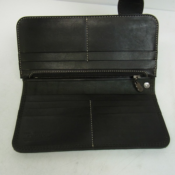 実際に弊社で買取させて頂いたFUNNY/ファニー コンチョボタン クロコダイル レザーロングウォレット/長財布の画像 3枚目