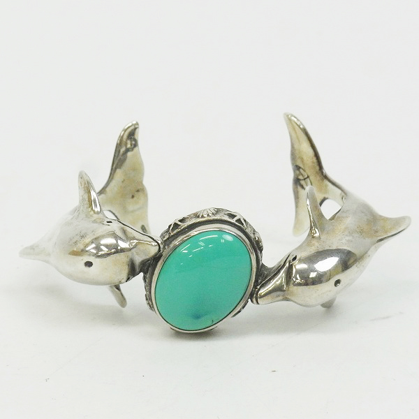 実際に弊社で買取させて頂いたCRAZY PIG DESIGNS/クレイジーピッグ TWO DOLPHINS BRACELET の画像 1枚目