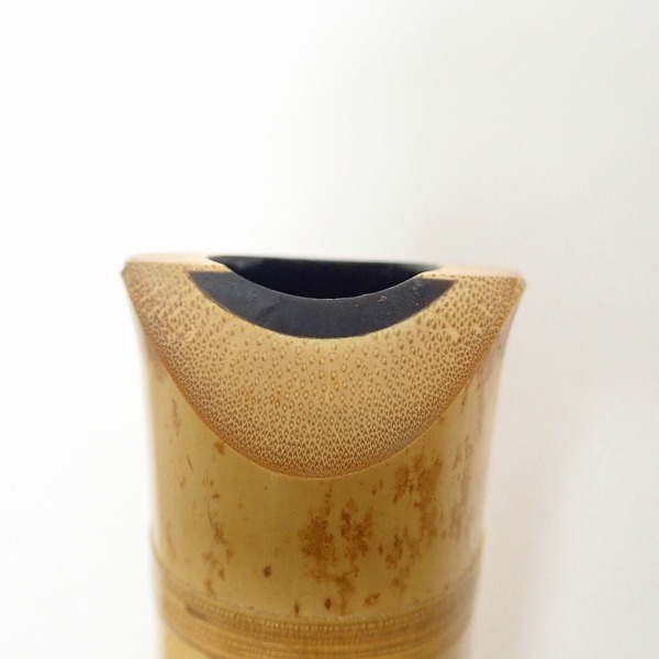 実際に弊社で買取させて頂いた都山流 尺八 竹治銘 中継銀巻 全長約45cm/約312g 和楽器の画像 1枚目