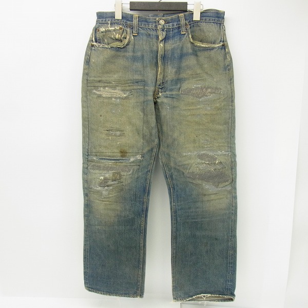 実際に弊社で買取させて頂いたLEVIS/リーバイス 隠しリベット刻印18/革パッチ/片面/グリッパー ジッパーフライ デニムパンツの画像 0枚目