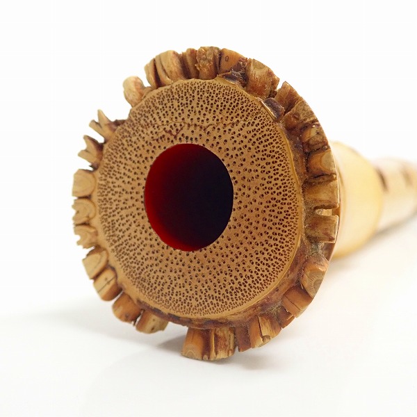 実際に弊社で買取させて頂いた【難あり】都山流 尺八 昌山銘/井上昌山 唄口/中継銀巻 約51cm/約317g 和楽器の画像 7枚目