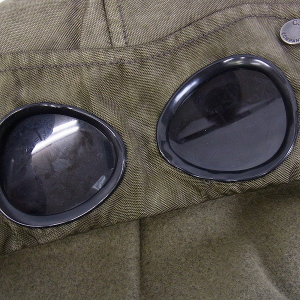 実際に弊社で買取させて頂いたC.P.COMPANY/シーピーカンパニー ミリタリー/フィールド ゴーグル ジャケット 12WM22003 A42/50の画像 6枚目