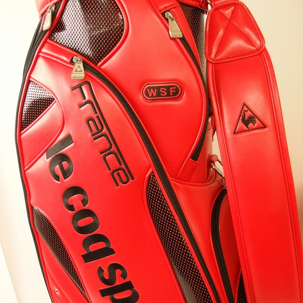 実際に弊社で買取させて頂いたle coq sportif golf/ルコックゴルフ  9型(47インチ対応) 6分割 キャディバッグ QQ1196 R358の画像 2枚目