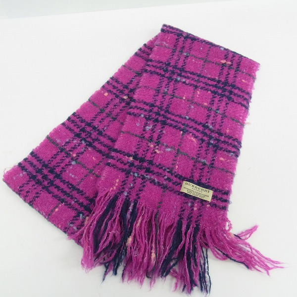 実際に弊社で買取させて頂いたBURBERRY London/バーバリーロンドン メリノウール チェック マフラー