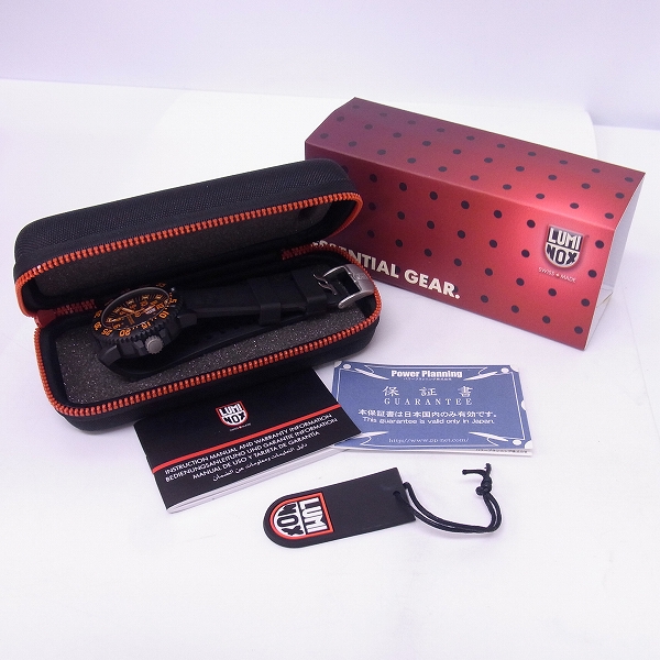 実際に弊社で買取させて頂いたLuminox/ルミノックス ネイビーシールズ オレンジ 3059【動作未確認】の画像 6枚目