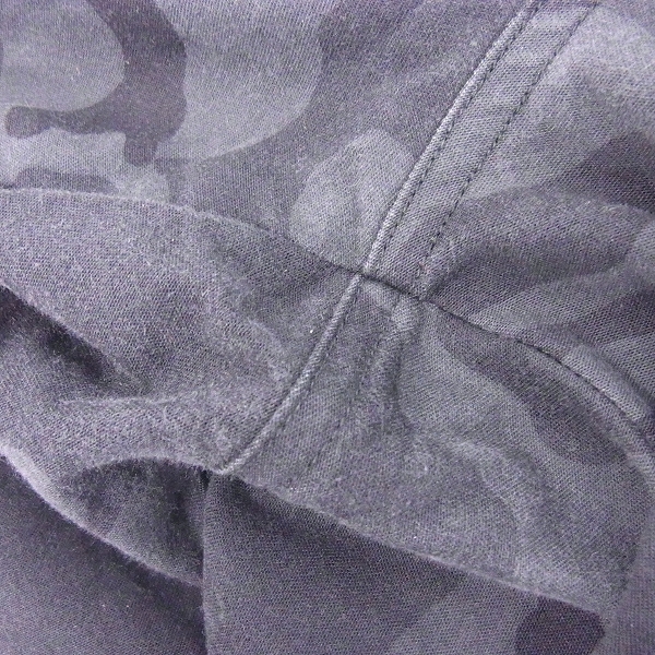 実際に弊社で買取させて頂いたuniform experiment/ユニフォームエクスペリメント ストレッチイージーパンツ ブラック/カモフラ UE-178025/2の画像 4枚目