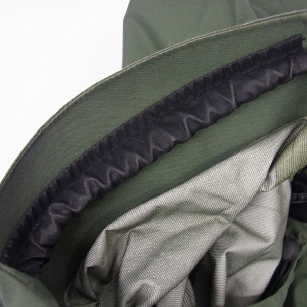 実際に弊社で買取させて頂いたBACKCHANNEL/バックチャンネル ナイロン マウンテンパーカー カーキ/Lの画像 8枚目