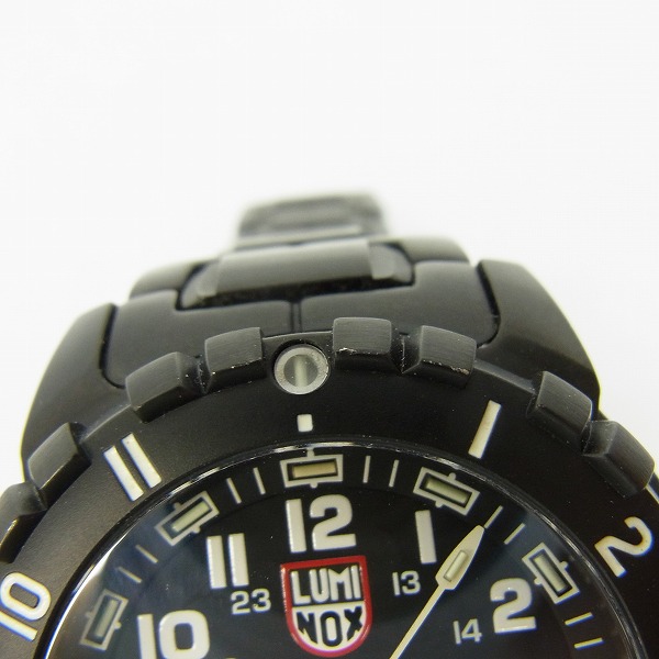 実際に弊社で買取させて頂いたLUMINOX/ルミノックス F-117 ナイトホーク 6400-200 腕時計/黒 の画像 5枚目