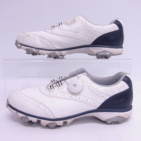 実際に弊社で買取させて頂いたMizuno/ミズノ ゴルフシューズ NEXLITE 003 Boa 51GW161014 24cm ホワイト/ネイビーの画像 3枚目