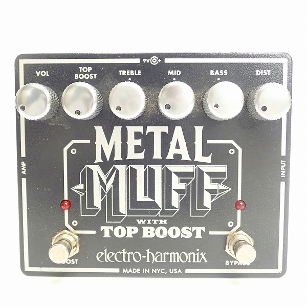 実際に弊社で買取させて頂いた【難あり】electro-harmonix/エレクトロハーモニクス METAL MUFF with TOP BOOST エフェクターの画像 1枚目