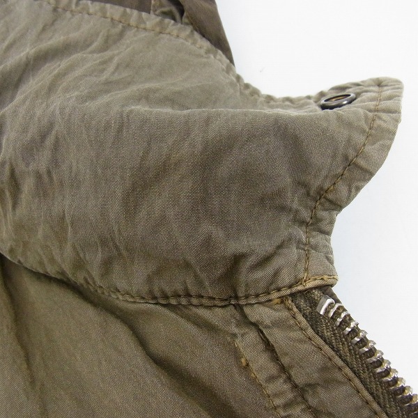 実際に弊社で買取させて頂いたC.P.COMPANY/シーピーカンパニー ナイロン ゴーグル ジャケット CPU0122 000004/50の画像 6枚目