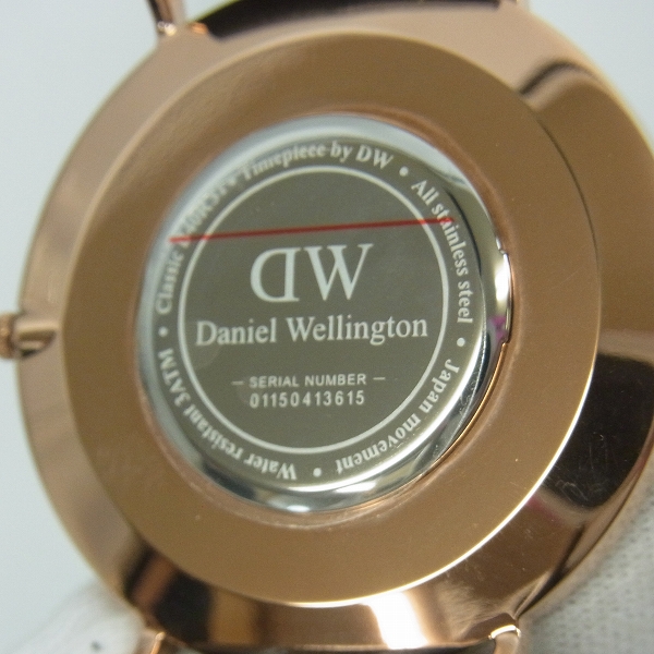 実際に弊社で買取させて頂いたDaniel Wellington/ダニエルウェリントン シェフィールド 腕時計 RG 40mm コーンウォール RG 20mm【動作未確認】の画像 3枚目
