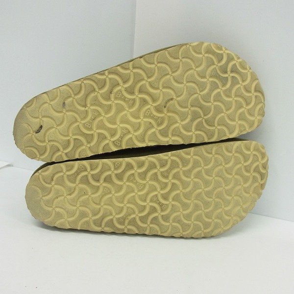 実際に弊社で買取させて頂いたBIRKENSTOCK/ビルケンシュトック スエードレザー レースアップシューズ カーキ/26の画像 2枚目