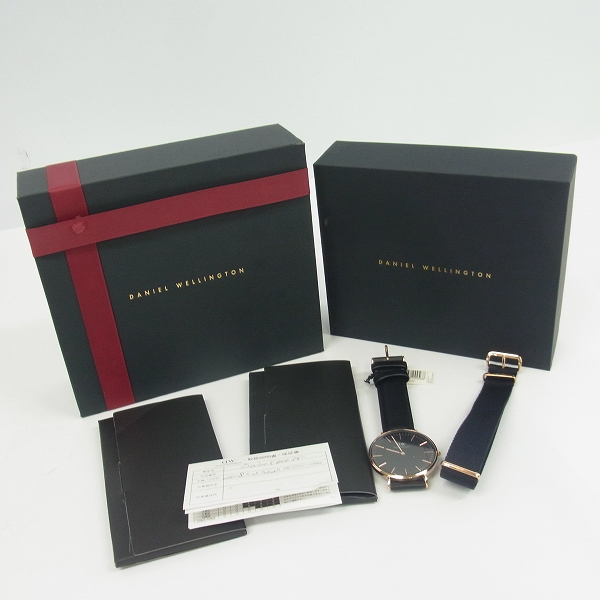 実際に弊社で買取させて頂いたDaniel Wellington/ダニエルウェリントン シェフィールド 腕時計 RG 40mm コーンウォール RG 20mm【動作未確認】の画像 6枚目