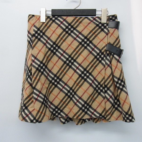 実際に弊社で買取させて頂いたBURBERRY BLUE LABEL/バーバリーブルーレーベル ウール混 スカート/36