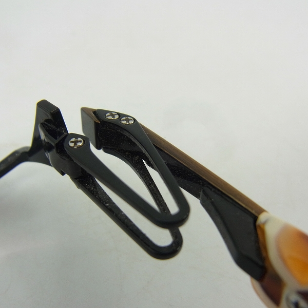 実際に弊社で買取させて頂いたless than human/レスザンヒューマン BRAZIL 眼鏡/メガネフレーム キリン 9610Kの画像 6枚目