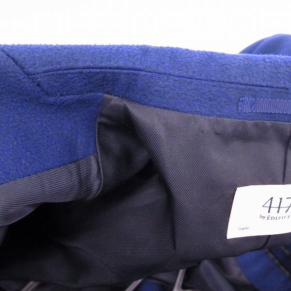 実際に弊社で買取させて頂いた417 by EDIFICE/エディフィス チェスターコート Size：Mの画像 6枚目