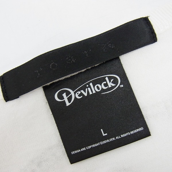 実際に弊社で買取させて頂いたroar×Devilock/ロアー×デビロック コラボ スワロ/メタル Tシャツ/Lの画像 2枚目