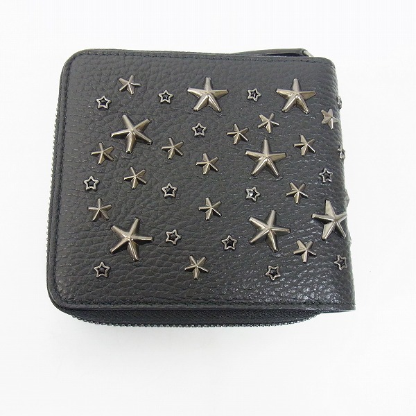 実際に弊社で買取させて頂いたJIMMY CHOO/ジミーチュウ LAWRENCE GRY 173/2つ折り財布の画像 1枚目