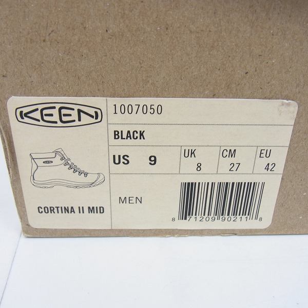 実際に弊社で買取させて頂いた【ジャンク】KEEN/キーン スウェードトレッキングシューズ マウンテンブーツ 1007050/27の画像 9枚目