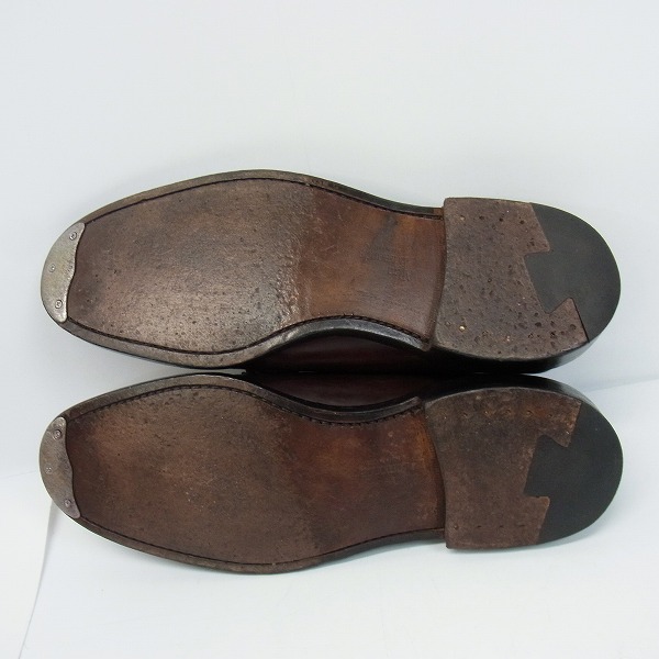 実際に弊社で買取させて頂いたAllen Edmonds/アレンエドモンズ コードバン プレーントゥ レザーシューズ 9591/8.5の画像 2枚目